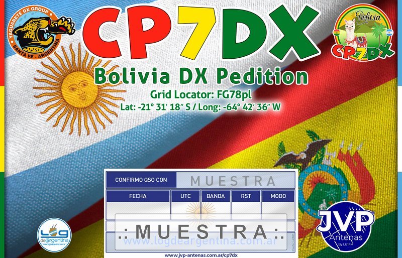 CP7DX QSL