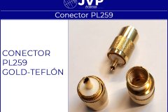 Conector PL259 Gold Teflon